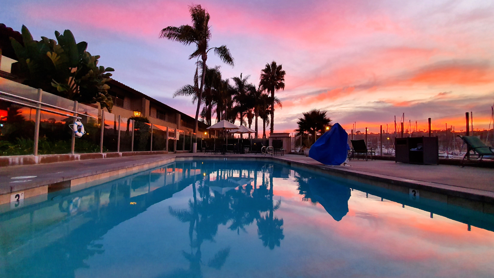 Clean and clear pool maintained on weekly route in McKinney Texas